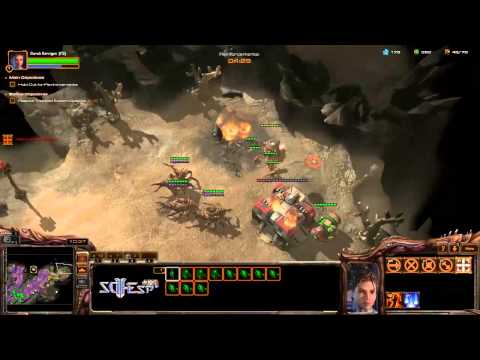 SC2: HotS Walkthrough, Mission: Rendezvous - All Achievement at once on *Hard*