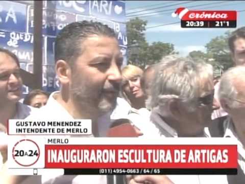 Inauguracion monumento a Artigas