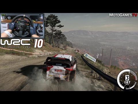 WRC 10 - Toyota Yaris WRC at Acropolis Rally | Thrustmaster TS-XW Gameplay