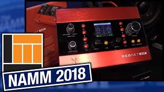 Video thumbnail for L&M @ NAMM 2018: Focusrite Pro RedNet X2P by Long & McQuade Musical Instruments