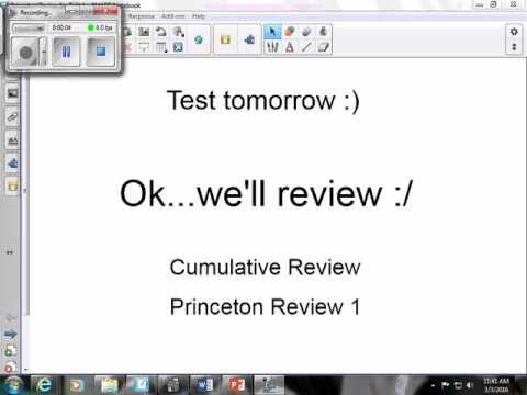 Princeton Review Practice Test 1 Answer Key
