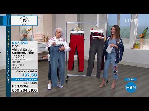 DG2 by Diane Gilman Virtual Stretch Suddenly Slim Jeggin...
