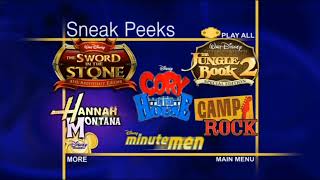 (Uptadet) Sneak Peeks Menu Disney (2008)