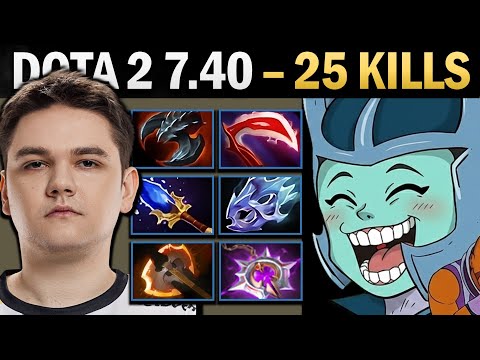 Phantom Assassin Pro Carry with Desolator and 25 Kills - Gameplay Dota 2