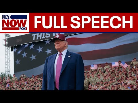Video | FULL: Trump speaks to troops at Fort Bragg, marks Army's 250th birthday | LiveNOW from FOX