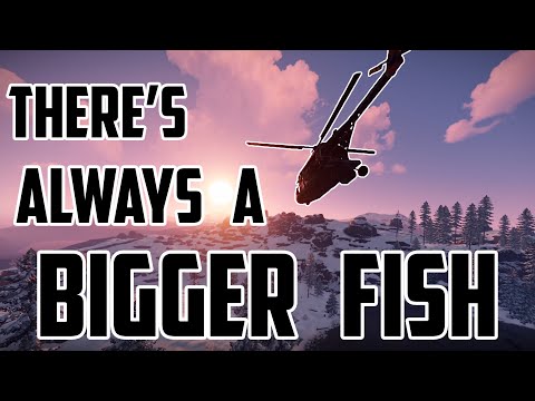 There's Always A BIGGER FISH - Rust (100 rocket raid defense)