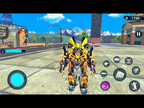 Optimus Prime Multiple Transformation Jet Robot Car Game 2020 - Android Gameplay