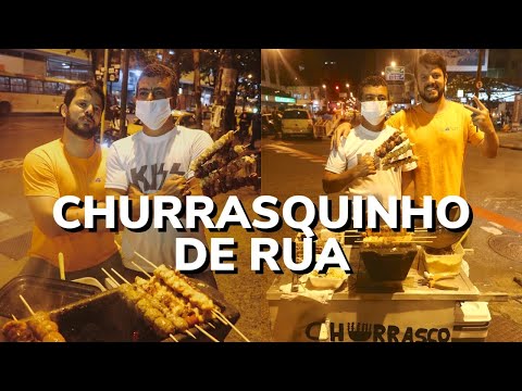 3 Tipos de CHURRASQUINHO de  RUA no RIO de JANEIRO