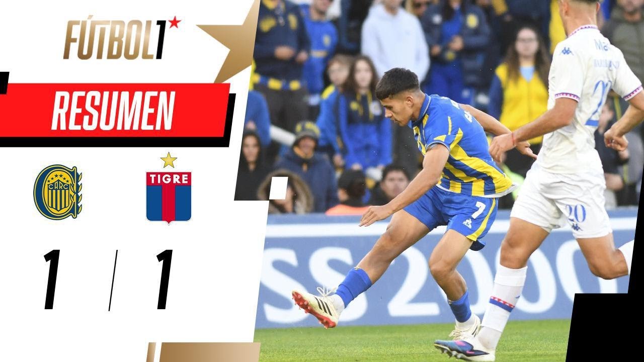 LA HISTORIA DEL EMPATE ENTRE ROSARIO CENTRAL Y TIGRE EN ARROYITO | ESPN Fútbol 1 | Fecha 9
