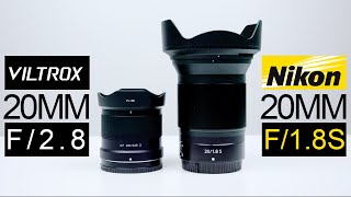 Viltrox 20MM F2.8 Vs Nikon 20MM F1.8s | Nikon ZF | Image Quality Test