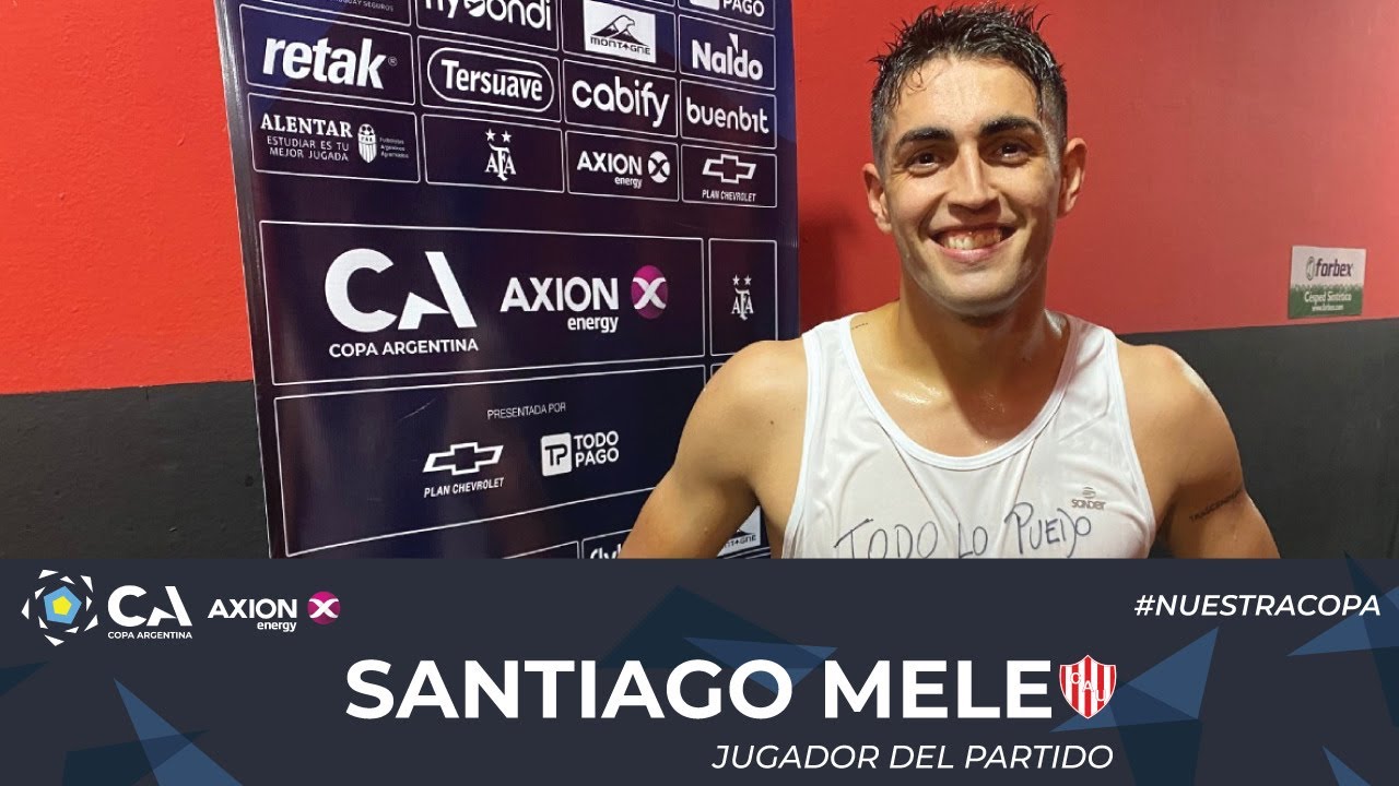 Santiago Mele: «Sabía que los partidos de la Copa Argentina eran durísimos»