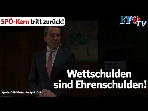 SPÖ-Kern: Wettschulden sind Ehrenschulden!