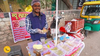 Most Famous Healthy Sprouts Bhel Chaat of Gwalior Rs. 20/- Only l Gwalior Street Food