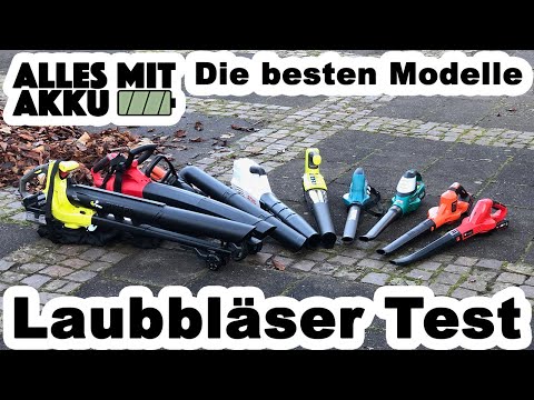 Cordless Leaf Blower Test - The Best Tools: Stihl, Ryobi, Makia | ALL WITH BATTERY
