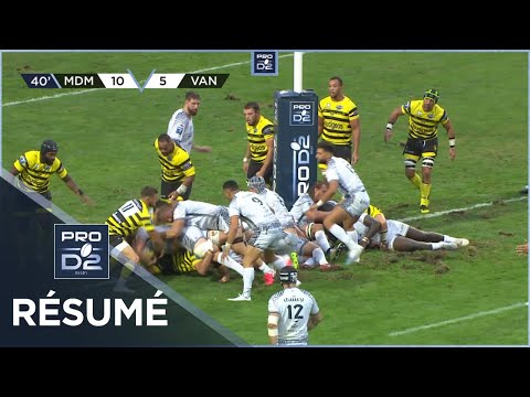 PRO D2 Saison 2023/2024 J02 - Résumé Stade Montois-RC Vannes