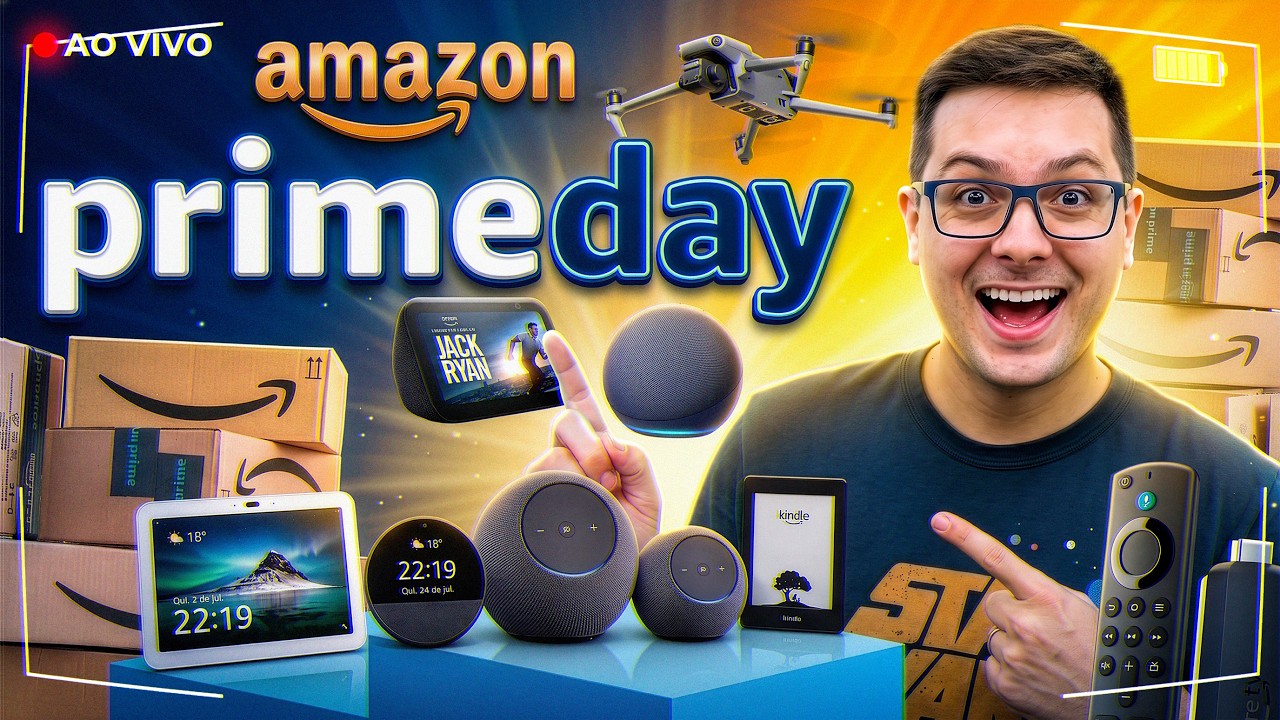 🔴ÚLTIMAS CHANCES de APROVEITAR o PRIME DAY 2026!! BUSCANDO os MELHORES PREÇOS ao VIVO!!💲