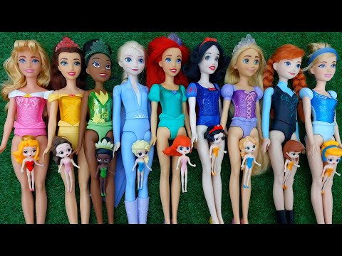 99 Minutes Disney princesses Collection ASMR Satisfying Unboxing | Disney