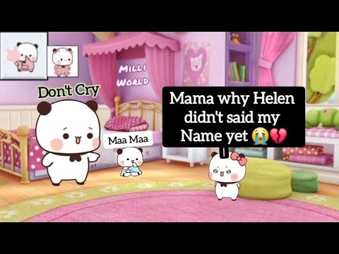 Milli Heartbreak 💔 Baby Helen Didn't Said Milli Sis Yet 🍼😭| Milli & Helen | BubuDudu MHM