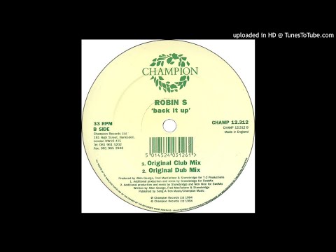 Robin S - Back It Up (Original Club Mix) *Oldskool House*
