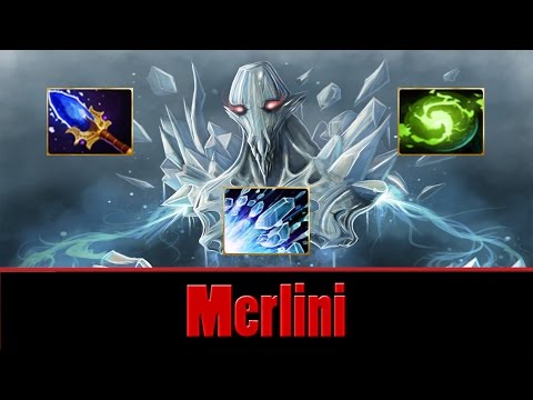 Dota 2 - Merlini plays Ancient Apparition with AGHA + REFRESHER!