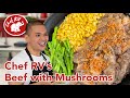 BEEF WITH MUSHROOMS
