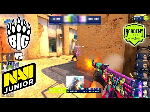 BIG Academy vs NAVI Junior - WePlay Academy League Season 2 | CSGO HIGHLIGHTS