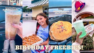 come get birthday freebies with me! 💕 | Tiktok compilation