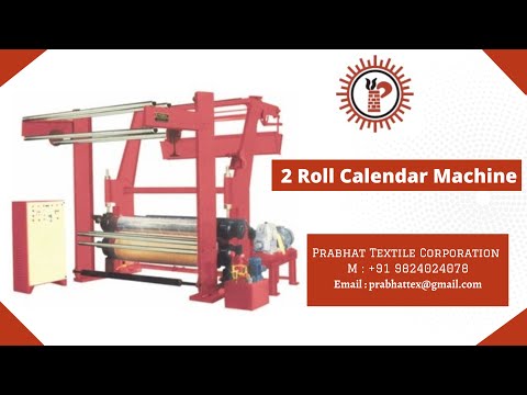 Two Roll Calender Machine