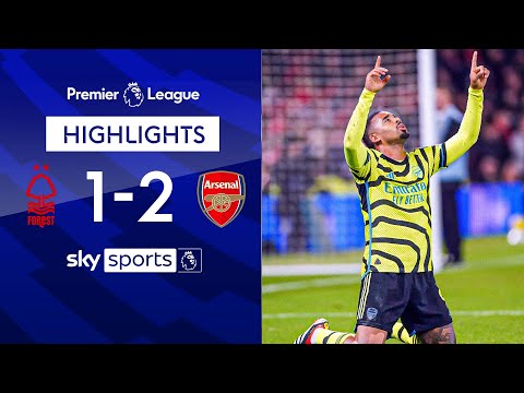 Jesus and Saka fire Arsenal to win at Forest 🔥 | Nottingham Forest 1-2 Arsenal | EPL Highlights