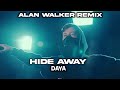 Daya - Hide Away (Alan Walker Remix) (Lyric Video)