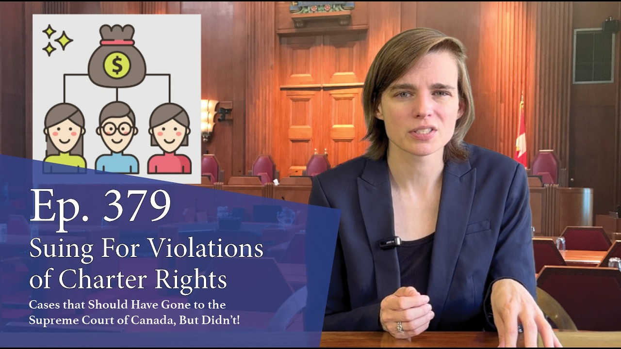 Suing For Violations of Charter Rights: Cases That Should Have Gone to the Supreme Court of Canada, But Didn’t Suing For Violations of Charter Rights: Cases That Should Have Gone to the Supreme Court of Canada, But Didn’t