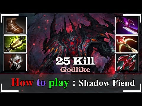 MIRACLE [Shadow Fiend] Midlane 25 Kill - Epic Blind Shadowraze Signature Hero Gameplay 7.24 Dota 2