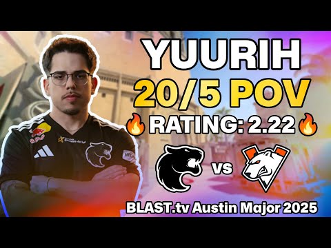 🔥 YUURIH POV: MIRAGE UNTOUCHABLE vs Virtus.pro! | BLAST.tv Austin Major 2025