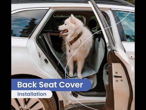Dog Seat Cover Rear Seat Install Tips - 4Knines