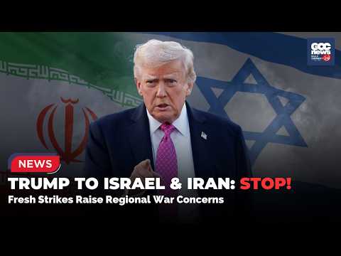 Trump Urges Israel And Iran To Stop As Fresh Strikes Raise Fears Of Wider War
