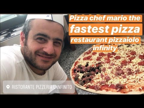 PIZZA CHEF MARIO THE FASTEST PIZZA RESTAURANT PIZZAIOLO INFINITY