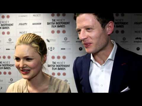 Holliday Grainger and James Norton Interview - The British Independent Film Awards 2012