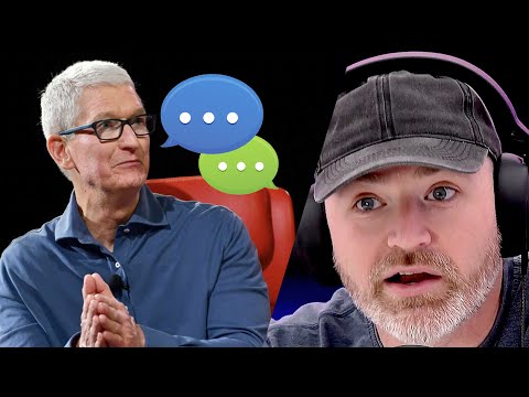 Tim Cook's Blunt Response To Green Bubbles Show Something Else About Him...