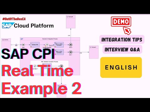 SAP CPI Real Time Example in English - Scenario 2:A Step-by-Step Tutorial #sap #cpi #realtime #demo