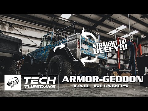 Armor-Geddon Rear Quarter Panel Guards, 66-77 Ford Bronco