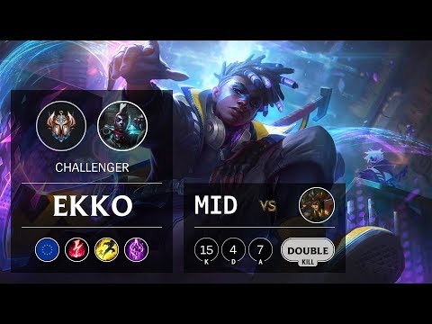 Ekko Mid vs Cassiopeia - EUW Challenger Patch 9.24