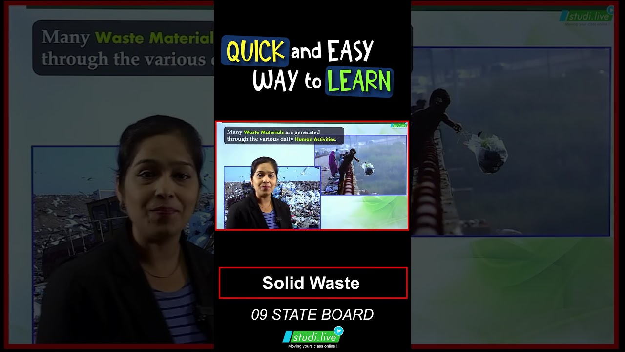 Solid Waste  || Environmental Management || #biologyclass9  #stateboardsyllabus #exampreparation
