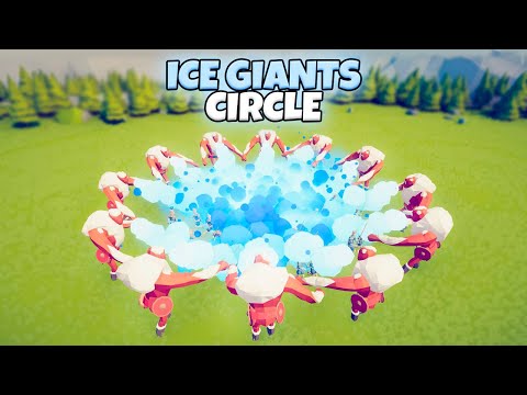 ICE GIANT CIRCLE VS EVERY FACTION | TABS GAMEPLAY