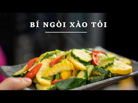 Bí ngòi xào tỏi