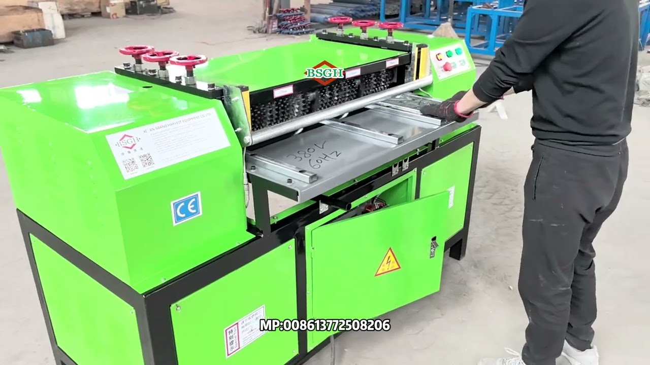AC Radiator Stripping Machine With Safety Mechanism | Radiator Recycling Machine For Italy Client