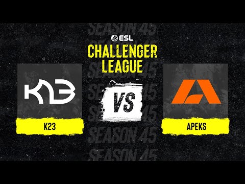 K23 vs. Apeks - Map 2 [Overpass] - ESL Challenger League Season 45 Europe - Upper bracket