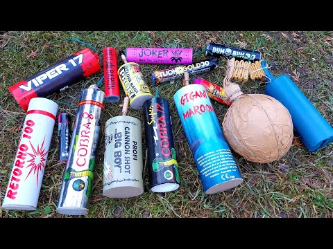 MEGA TEST PETARD€/BOMB€ - XXXL Polenboller Compilation - Firecrackers