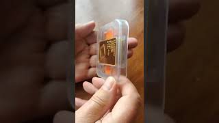 250g Gold Valcambi Minted Bar | #shorts