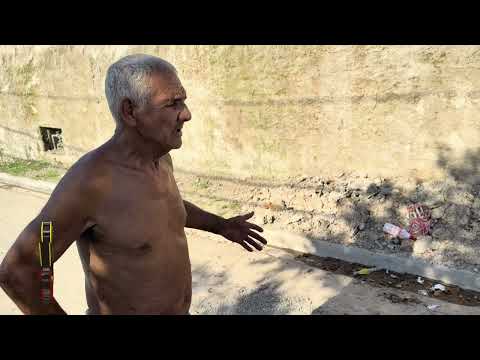 MORADOR RECLAMA DO BURACO DA SABESP NA FAVELA DO JARDIM DAS PALMEIRAS