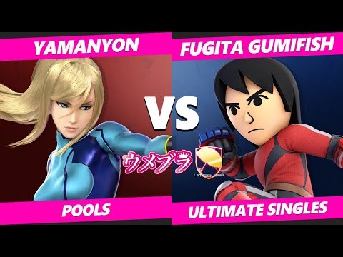 Umebura SP4 SSBU - SST | Yamanyon (ZSS) Vs. Fugita Gumifish (Mii Brawler) Smash Ultimate Tournament